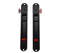 MICEL Cierre corredera 6821 Alum.Negro 2 un.
