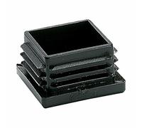 Micel Contera/Tapón Terminal CNT03 Negro Polietileno Cuadrada 38 x 40 x 24 mm (25 Unidades)