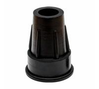 Micel Contera/Tapón Terminal CNT09 Negro Flexible Muletas Ø 18 x 54 mm (25 Unidades)