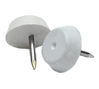 Micel Deslizador Mueble Patin con Clavo 17MM ME Blanco 100 PZ 60505