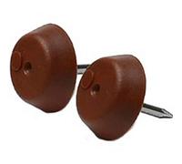 Micel Deslizador Mueble Patin con Clavo 17MM ME Marron 100 PZ 60506