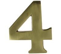 Micel - Numero 100mm modelo n004 laton pulido