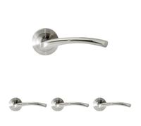 Micel R-909NS EN CAJA 1jg - Manilla Roseta aluminio juego 909 NS (Paquete de 4)