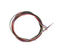 MICFENY Accesorio de bajo para instrumentos de bajo y pieza .045-.093 cuerdas de metal para bajo, juego de 4 cuerdas de metal colorido para bajo eléctrico