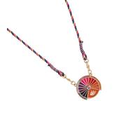 MICFENY Collar giratorio con monedas de tarot de longitud ajustable, diseño místico para entusiastas y amantes de lo oculto