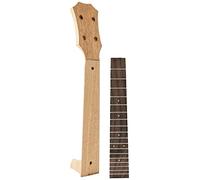 MICFENY Cuello de ukelele de 23/26 pulgadas con incrustaciones de puntos, diapasón de repuesto, 4 cuerdas, piezas de instrumento de cuerda de guitarra