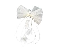 MICFENY Elegante dije de zapato de ballet con lazo hecho a mano con perlas de encaje para bolsos y decoración del hogar