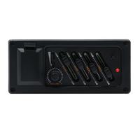 MICFENY Preamplificador de guitarra de 4 bandas, ecualizadores de guitarra eléctrica, ecualizadores, preamplificador, afinador, control de volúmenes, pastilla