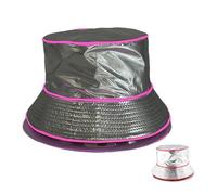 MICFENY Sombrero de fiesta LED plegable con diseño brillante para mujeres y hombres, baile de evento, espectáculo, cosplay, fiesta, disfraz