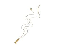 MICFENY Unique Designs - Collar con colgante de pez de acero inoxidable resistente al agua, accesorio de joyería para mujer, suministros de fiesta