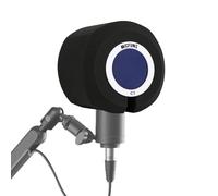 Micfuns C1 - Filtro de viento para micrófono profesional, filtro acústico para micrófonos de estudios de grabación de 1.77 a 2.36 pulgadas (azul)