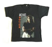 Michael Bolton 90's 199Tour Concert Pop Singer! Men's T-Shirt Unisex Black Cotton Print tee Shirts XL