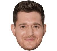 Michael Buble (Smile) Big Head. Máscara más grande que la vida.