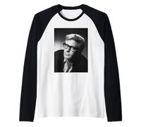 Michael Caine El Trabajo Italiano Obtener Carter Actor Retrato Camiseta Manga Raglan