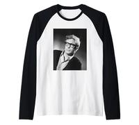 Michael Caine El Trabajo Italiano Obtener Retrato de Carter 1965 Camiseta Manga Raglan