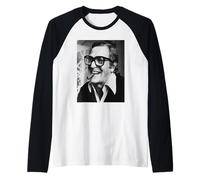 Michael Caine El Trabajo Italiano Zulú Actor Retrato Camiseta Manga Raglan