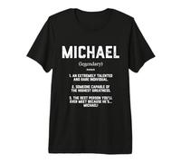 Michael Definition Funny Talented Great Mike Cosplay Michael Camiseta Premium