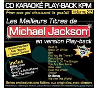 Michael Jackson - CD Karaoké Play-Back KPM Vol.22 ''Michael Jackson'' (double CD)