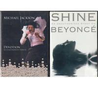 Michael Jackson Devotion : An Unauthorized Tribute , Shine : Beyonce an Unauthorized Biography 2 Pack Gift Set