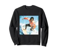 Michael Jackson haciendo surf 001 Sudadera