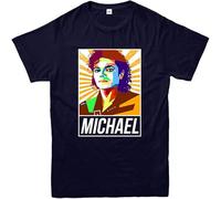 Michael Jackson Mens T Shirt American Singer Songwriter Inspired tee Top Size 3XL