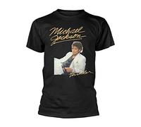 Michael Jackson Thriller White Suit Oficial Camiseta para Hombre (Medium)