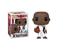 Michael Jordan Bulls Blanco Warmup Exclusive NBA Pop Basketball #84 Vinyl Figura
