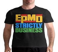 Michael K Hazzard EPMD Strictly Business Mens Short-Sleeve Fashion T-Shirt T-Shirt Black L