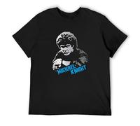 Michael Kitt Knight Rider David Hasselhoff Foundation Retro Cult 80S Fun Men's T-Shirt Unisex Black Cotton Print tee Shirts L
