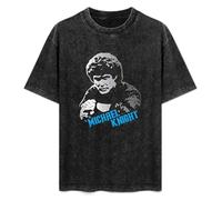 Michael Kitt Knight Rider David Hasselhoff Foundation Retro Cult 80S Fun T-Shirt Unisex Black tee L