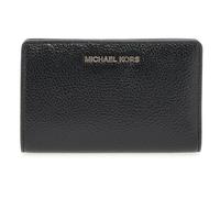 Michael Kors 32R4G8ED6L-001 MD Snap ZA Wallet Women Black Size One Size