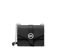 Michael Kors Bolsa De Mano Greenwich SM Conv Xbody Cuero Negro Ne