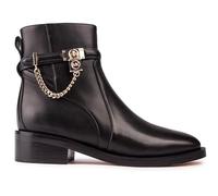 MICHAEL KORS 40F3HAME5L-001 HAMILTON FLAT BOOTIE Mujer BLACK EU 43.5