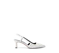 Michael Kors Alora Mid Sling Optic White Talla: 38 | Pumps Outlet | Mujer | Blanco