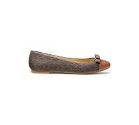 Michael Kors Andrea Ballet Shoe In Brown Logo Print Talla: 36 | Bailarinas Outlet | Mujer | Marrón