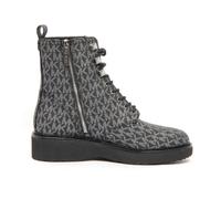 Michael Kors - Anfibio Haskell Bootie Negro/Plata Cremallera - Shoes - Mujer - Negro - 40 EU -