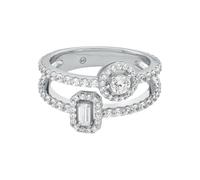 Michael Kors Anillo para mujer de plata 925 con circonitas 32028592, 49, Plata de ley, Sin piedras preciosas