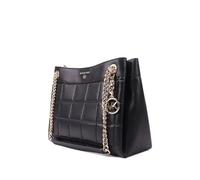 Michael Kors Bag I Bolso de mano para mujer I Modelo *SUSAN* I Bolso de hombro I Negro I 32 x 24 x 12 cm (ancho x alto x profundidad) I MK Logo I acolchado I Bolso de mujer 1417, negro, Einheitsgröße