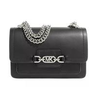 Michael Kors bandolera Heather Extra-Small Leather Crossbody, Black