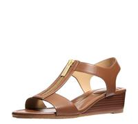 Michael Kors Berkley - Sandalias de cuña para mujer, Equipaje, 36.5 EU