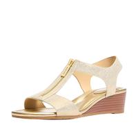 Michael Kors Berkley - Sandalias de cuña para mujer, Oro pálido, 36.5 EU
