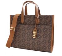 Michael Kors Bolsa Shopper Bandolera Gigi LG Grab Tote Marrón Nueva