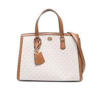 Michael Kors- Bolso Satchel Beige con Detalle de Bellota- Bags- Mujer- Beige- ONE SIZE- Bolso Satchel Beige con Detalle de Bellota