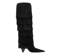 Michael Kors - Botines de Ante con Flecos - Shoes - Mujer - Negro - 38 EU -