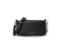Michael Kors Bryant Small Convertible Crossbody Bag, Bandolera para Mujer, Herrajes Plateados/Negro, Talla única