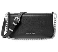 Michael Kors Bryant Small Convertible Crossbody Bag, Bandolera para Mujer, Herrajes Plateados/Negro, Talla única
