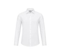 Michael Kors Camisa de negocios 'COTTON LINEN SLIM SHIRT' blanco 41 blanco