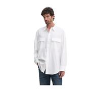 Michael Kors - Camisa Oversize de Popelín - Shirts - Hombre - Blanco - L -