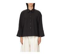 Michael Kors- Camisa Popelina- Blouses & Shirts- Mujer- Negro- L- Camisa Popelina