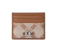 Michael Kors Card Holder In Brown Signature Logo Print Talla: OS | Outlet | Hombre | Marrón